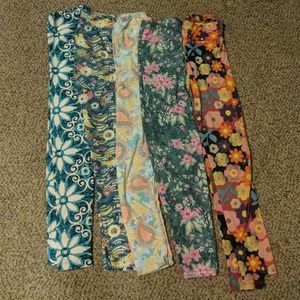 Bundle of lularoe one size leggings